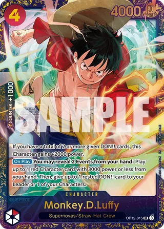 Monkey.D.Luffy (Treasure Cup 2025) #OP12-015-treasure-cup-2025 · One Piece Promotion Cards One Piece card