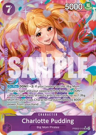 Charlotte Pudding (Alternate Art) #PRB02-010-alternate-art · Premium Booster -The Best- Vol. 2 One Piece card