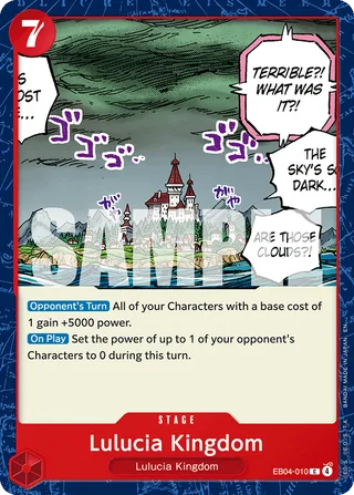 Lulucia Kingdom #EB04-010 · Adventure on Kami's Island One Piece card