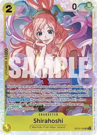 Shirahoshi #OP12-102 · Legacy of the Master One Piece card