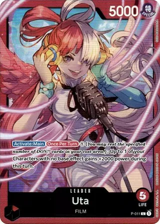 Uta (Premium Card Collection -Uta-) #P-011-premium-card-collection-uta · One Piece Promotion Cards One Piece card