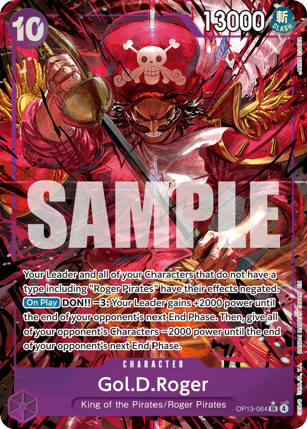 Gol.D.Roger (Alternate Art) full card art