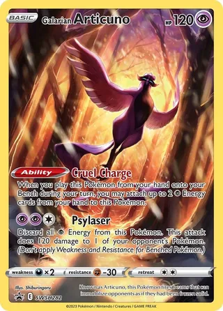 Galarian Articuno #SWSH282 · SWSH Black Star Promos Pokémon card