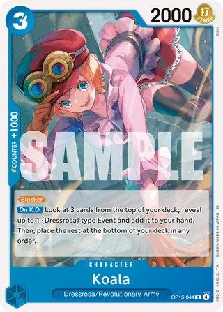 Koala #OP15-044 · Adventure on Kami's Island One Piece card