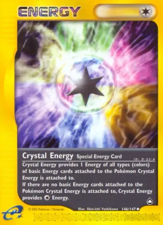 Crystal Energy #146 · Aquapolis Pokémon card