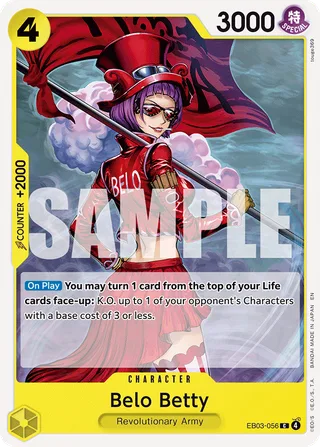 Belo Betty #EB03-056 · Extra Booster: One Piece Heroines Edition One Piece card