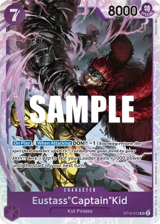 Eustass"Captain"Kid #ST10-013 · ST-10: Ultra Deck The Three Captains One Piece card