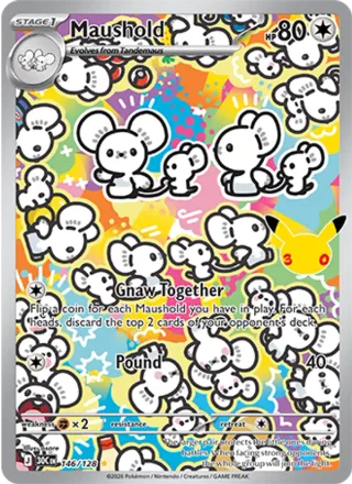 Maushold #146 · 30th Celebration Pokémon card