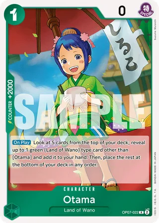Otama #OP07-022 · 500 Years in the Future One Piece card