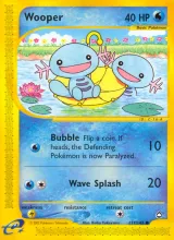 Wooper · Aquapolis Pokémon card