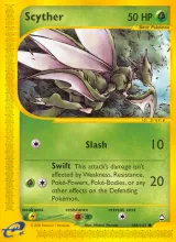 Scyther · Aquapolis Pokémon card