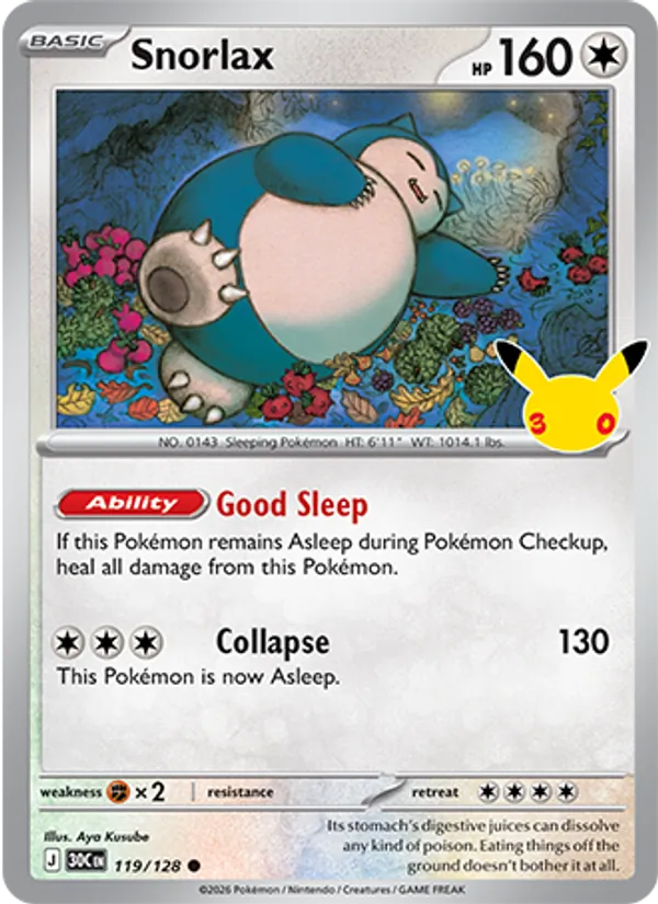 Snorlax full card art