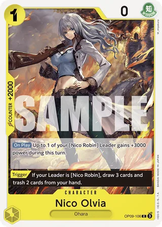 Nico Olvia #OP09-106 · Emperors in the New World One Piece card
