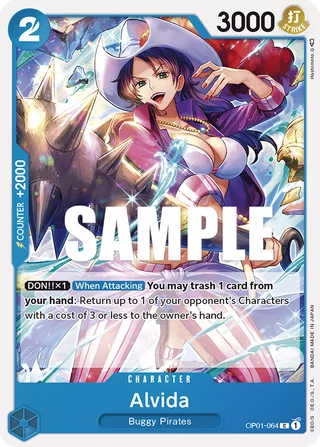 Alvida #OP01-064 · Romance Dawn One Piece card