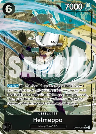 Helmeppo (Alternate Art) #OP11-092-alternate-art · A Fist of Divine Speed One Piece card