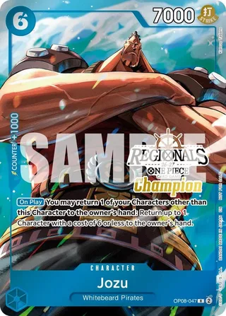 Jozu (Regionals Champion Card Set 26-27 Vol.2) #OP08-047-regionals-champion-card-set-26-27-vol-2 · One Piece Promotion Cards One Piece card