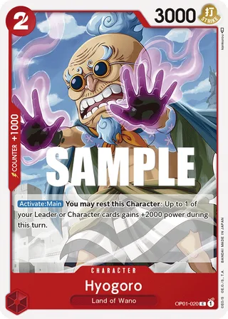 Hyogoro #OP01-020 · Romance Dawn One Piece card