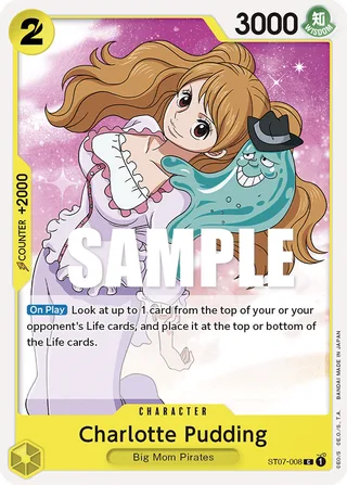 Charlotte Pudding #ST07-008 · ST-07: Starter Deck 7 Big Mom Pirates One Piece card