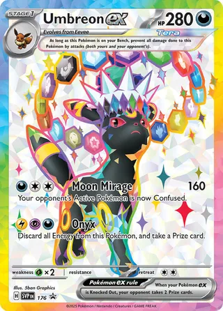Umbreon ex #176 · SVP Black Star Promos Pokémon card