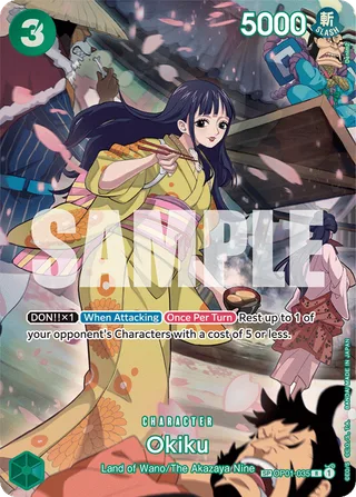 Okiku (Winner Pack Vol. 4) #OP01-035-winner-pack-vol-4 · One Piece Promotion Cards One Piece card