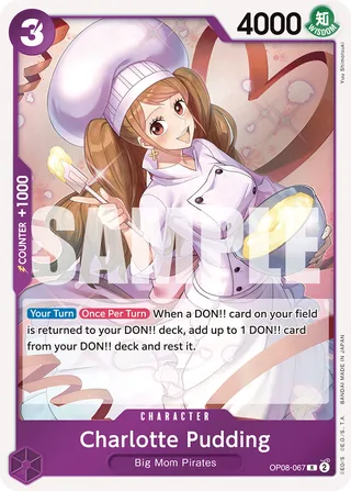 Charlotte Pudding #OP08-067 · Two Legends One Piece card