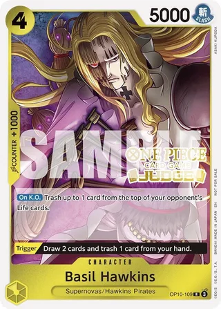 Basil Hawkins (Judge Pack Vol. 6) #OP10-109-judge-pack-vol-6 · One Piece Promotion Cards One Piece card