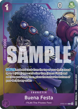 Buena Festa (Premium Card Collection -Best Selection Vol. 1-) #ST05-014-premium-card-collection-best-selection-vol-1 · One Piece Promotion Cards One Piece card