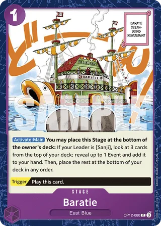 Baratie #OP12-080 · Legacy of the Master One Piece card