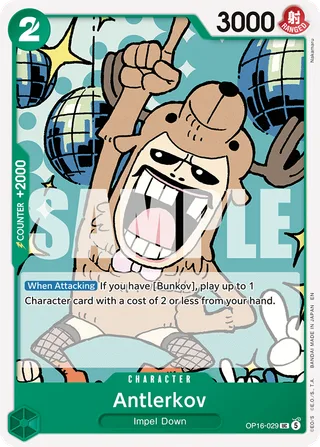 Antlerkov #OP16-029 · The Time of Battle Release Event Cards One Piece card
