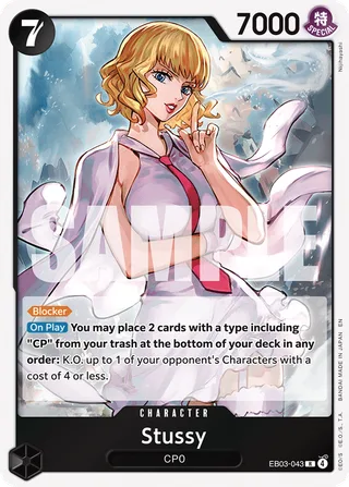 Stussy #EB03-043 · Extra Booster: One Piece Heroines Edition One Piece card