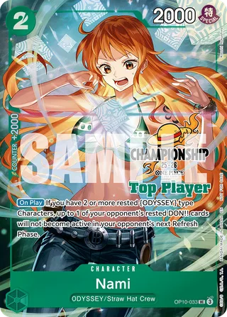 Nami (CS 25-26 Top Player Pack) #OP10-033-cs-25-26-top-player-pack · One Piece Promotion Cards One Piece card