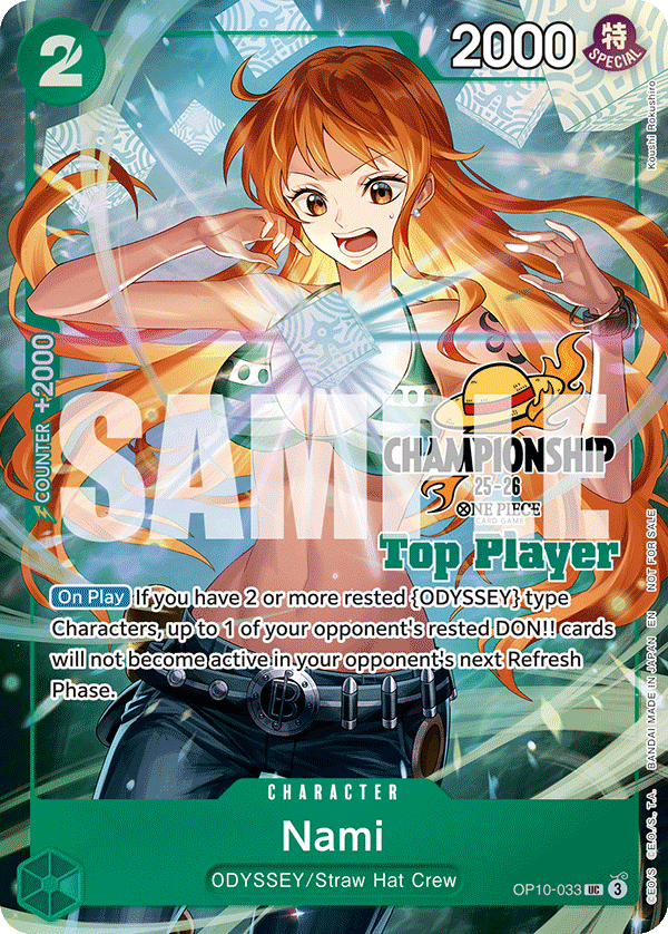 Nami (CS 25-26 Top Player Pack) full card art