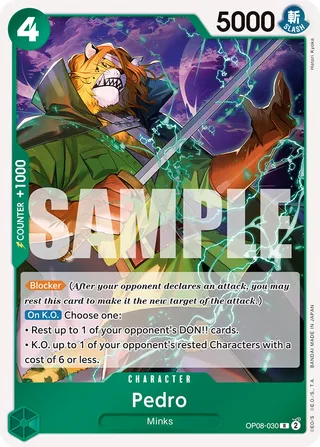 Pedro #OP08-030 · Two Legends One Piece card