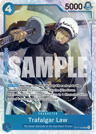 Trafalgar Law #ST17-002 · ST-17: Starter Deck 17 BLUE Donquixote Doflamingo One Piece card