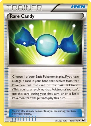 Rare Candy #100 · Dark Explorers Pokémon card