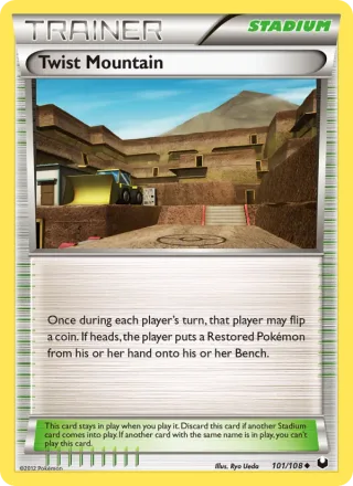 Twist Mountain #101 · Dark Explorers Pokémon card
