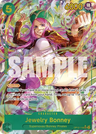 Jewelry Bonney (Alternate Art) #OP12-118-alternate-art · Legacy of the Master One Piece card