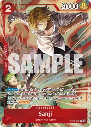 Sanji (Welcome Pack 2026 Vol.1) #ST21-003-welcome-pack-2026-vol-1 · One Piece Promotion Cards One Piece card