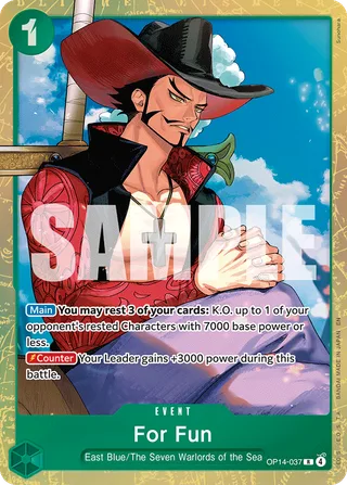 For Fun (Premium Card Collection -Best Selection Vol. 6-) #OP14-037-premium-card-collection-best-selection-vol-6 · One Piece Promotion Cards One Piece card