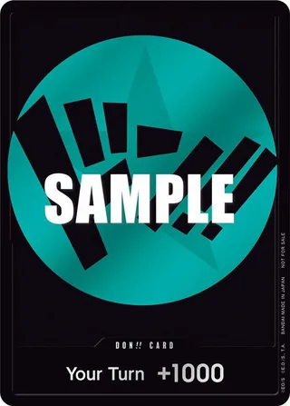 DON!! Card (Teal) #don-card-teal · One Piece Promotion Cards One Piece card