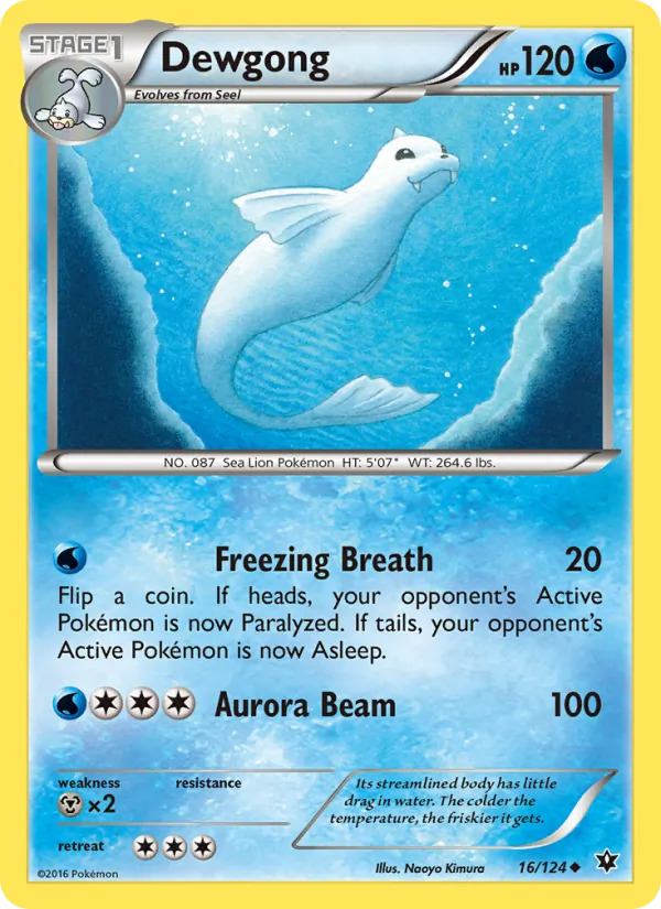 Dewgong full card art