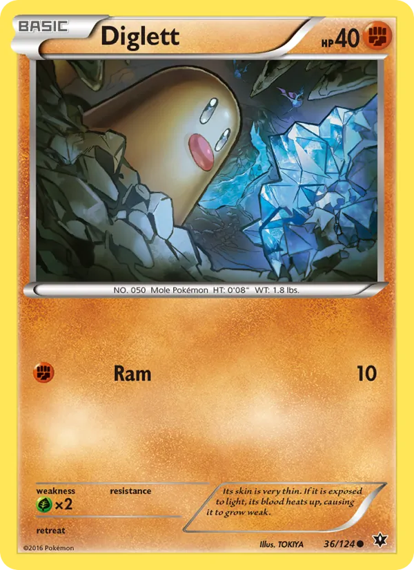 Diglett full card art