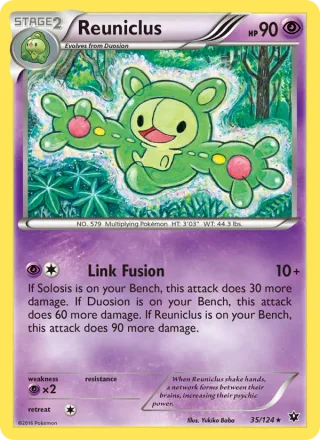 Reuniclus #35 · Fates Collide Pokémon card