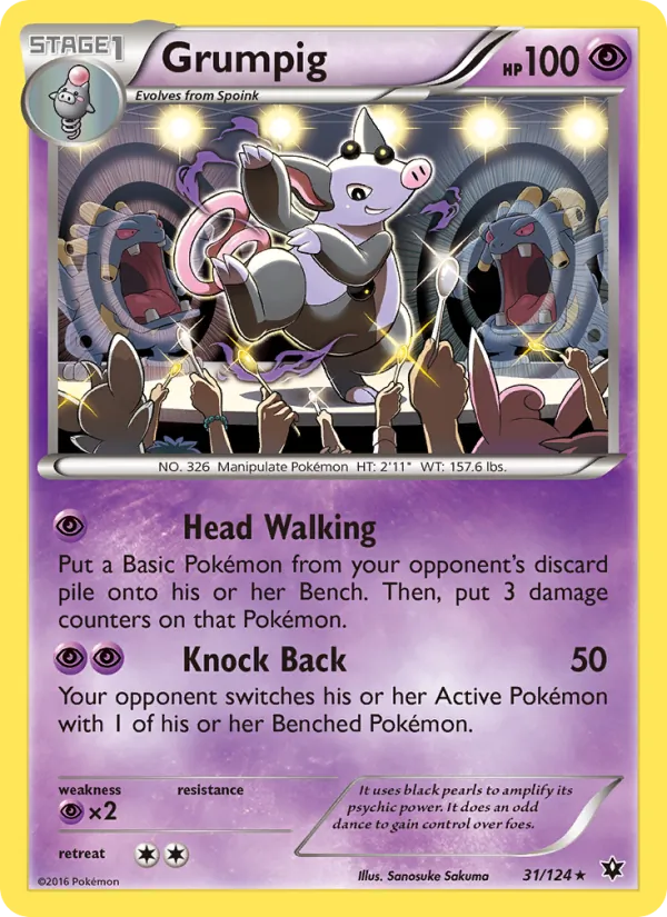 Grumpig full card art