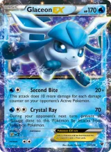 Glaceon EX · Fates Collide Pokémon card
