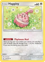 Happiny · Unbroken Bonds Pokémon card