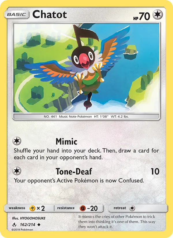 Chatot full card art