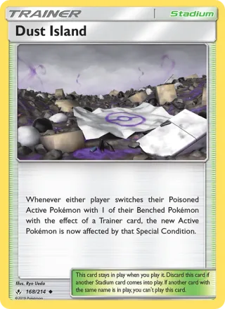 Dust Island #168 · Unbroken Bonds Pokémon card