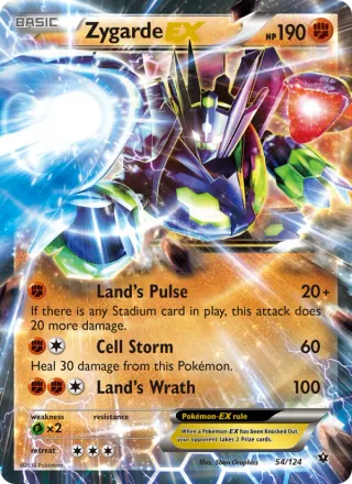 Zygarde EX #54 · Fates Collide Pokémon card
