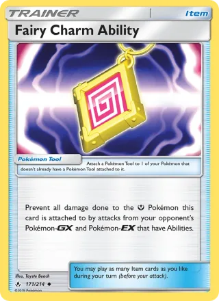 Fairy Charm Ability #171 · Unbroken Bonds Pokémon card